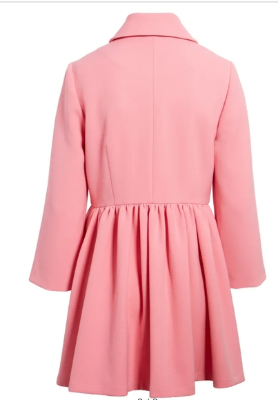 NWT Pink Punch Halogen Atlantic-Pacific Peplum Topper Influencer Favorite - Picture 9 of 9